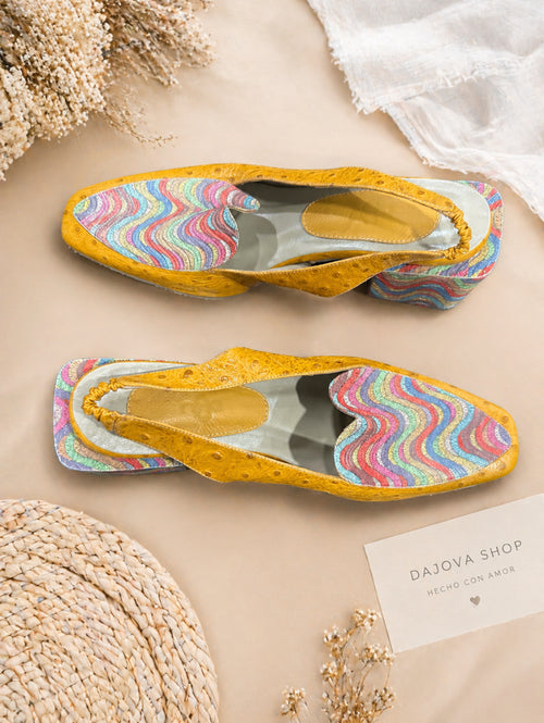 Cora Sandal - Elegant Leather with unique Design