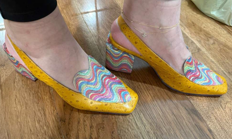 Cora Sandal - Elegant Leather with unique Design